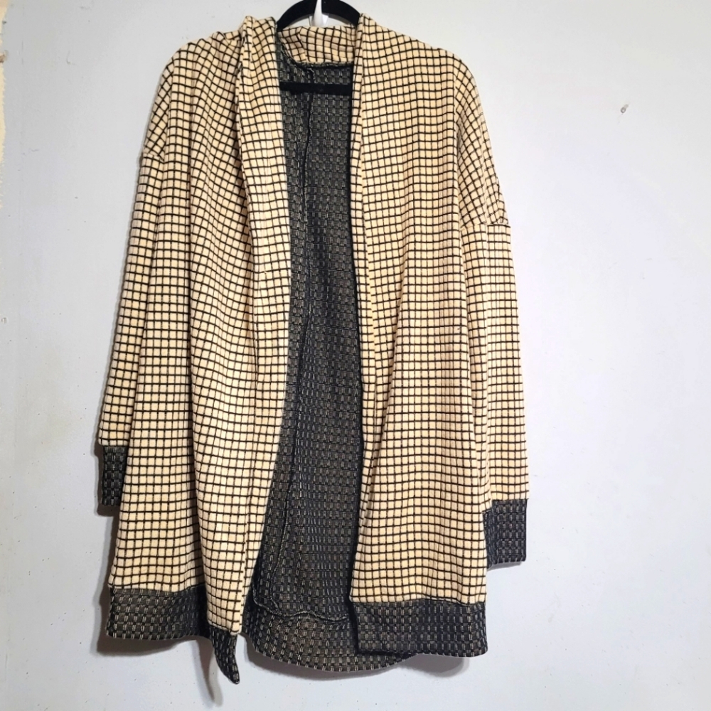 Stylish Checkered Women's Top XL‎